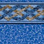 Augusta Above Ground Swimming Pool Liner Pattern - Findlay Vinyl