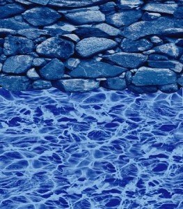 Bluestone Above Ground Swimming Pool Liner Pattern - Findlay Vinyl