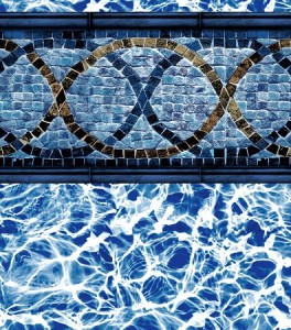 Seabreeze Above Ground Swimming Pool Liner Pattern - Findlay Vinyl